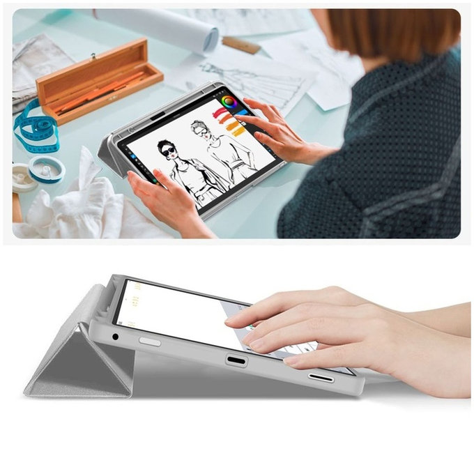 Maskica Sc Pen za Samsung Tab S9 11.0 / S9 FE / S10 FE / S10 Lite 10.9 X710 / X716B / X510 / X516B / X520 / X526 / X400 / X406B, siva, Tech-Protect