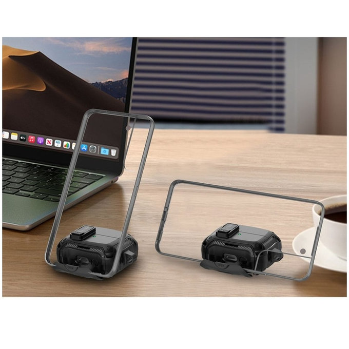 Maskica za slušalice Carbonox MagSafe za Samsung Buds 3 / 3 FE / 3 Pro, crna, Tech-Protect