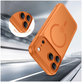 Maskica MagPeak MagSafe CC za iPhone 17 Pro Max, Matte Cosmic Orange, Tech-Protect