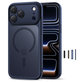Maskica MagPeak MagSafe CC za iPhone 17 Pro, Matte Deep Blue, Tech-Protect