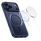 Maskica MagPeak MagSafe CC za iPhone 17 Pro, Matte Deep Blue, Tech-Protect