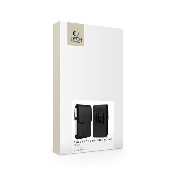 Univerzalna futrola za telefon SM75 5.8-6.8 Inch, crna, Tech-Protect