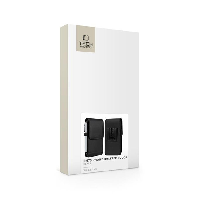 Univerzalna futrola za telefon SM75 5.8-6.8 Inch, crna, Tech-Protect