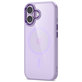 Maskica MagMat MagSafe za iPhone 17, Lavender/Clear, Tech-Protect