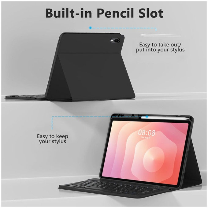 Maskica Sc Pen + Keyboard za Samsung Tab S11 11.0 X730 / X736B, crna, Tech-Protect