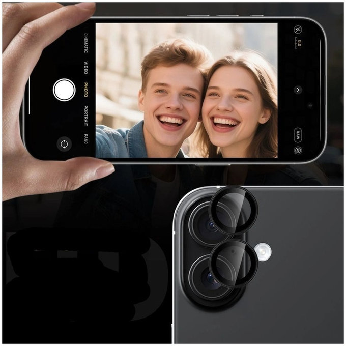 Zaštita kamere Camring Fit+ za Samsung S26 / S26+ Plus, prozirna, Tech-Protect