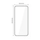 Kaljeno staklo Quick Set+ 2-Pack za Samsung S26, Black, Tech-Protect