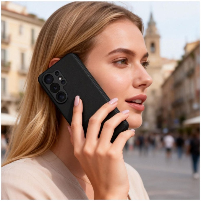 Maskica Smart Wallet za Samsung S26 Ultra, Matte Black, Tech-Protect