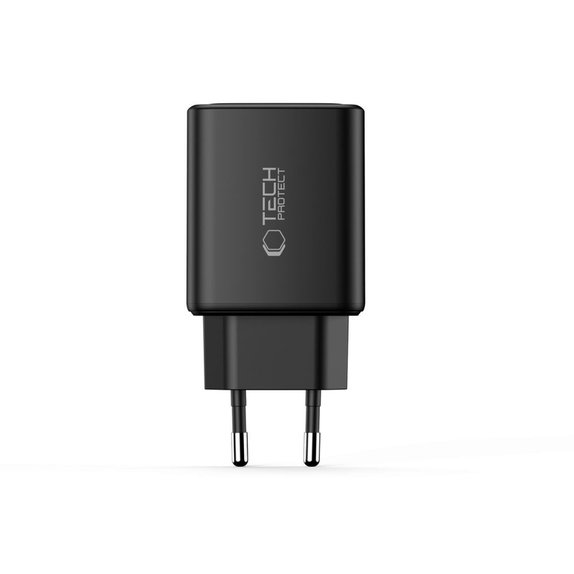 Mrežni punjač NCA65W-GAN 3-PORT PD 65W / QC3.0, crna, Tech-Protect