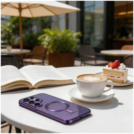 Maskica MagFlex MagSafe za Samsung S26 Ultra, Cobalt Violet, Tech-Protect