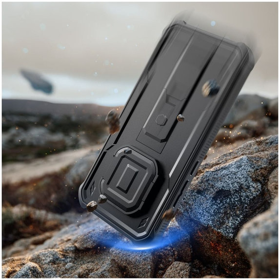 Maska Kevlar Cam+ s 2 prednja okvira za Xiaomi Redmi Note 15 Pro 5G, crna, Tech-Protect