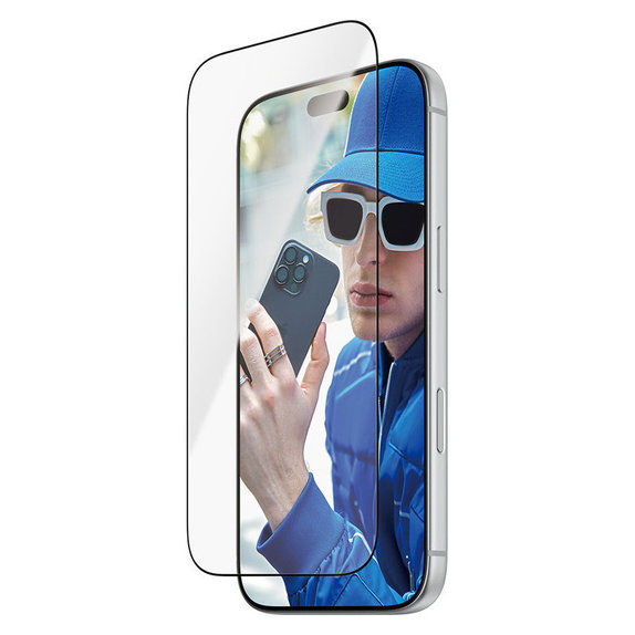Kaljeno staklo UWF s aplikatorom za iPhone 18 Pro/17 Pro, Crna, PanzerGlass