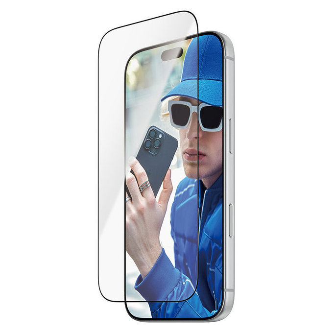 Kaljeno staklo UWF s aplikatorom za iPhone 18 Pro/17 Pro, Crna, PanzerGlass