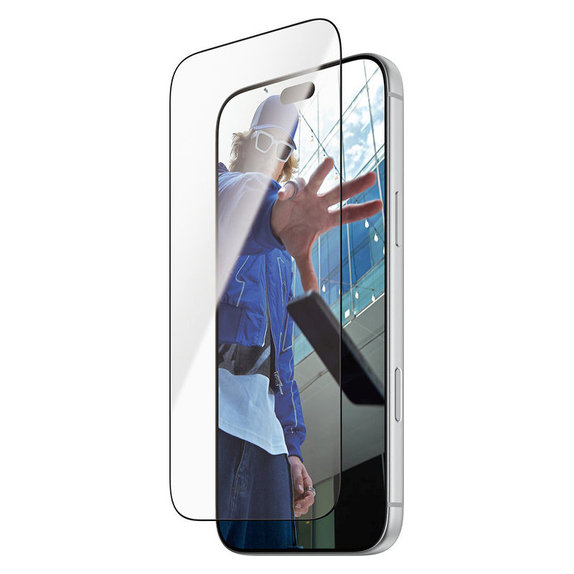 Kaljeno staklo UWF s aplikatorom za iPhone 18 Pro Max/17 Pro Max, Crna, PanzerGlass