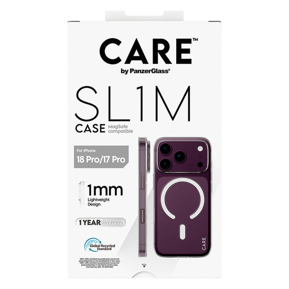 Maska SL1M s MagSAFE za iPhone 18 Pro/17 Pro/16e, Transparentnana, PanzerGlass