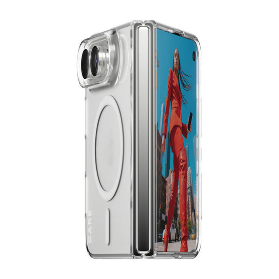 Maska SL1M s MagSafeom za iPhone Duo, Prozirna, PanzerGlass