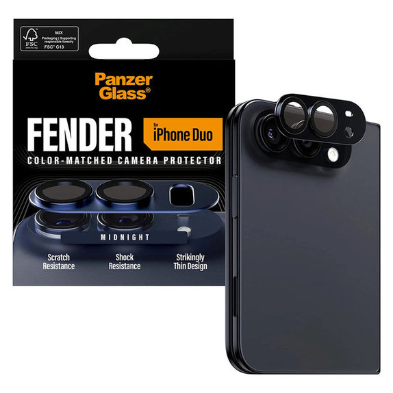 Zaštita objektiva Fender za iPhone Duo, Dark Blue, PanzerGlass