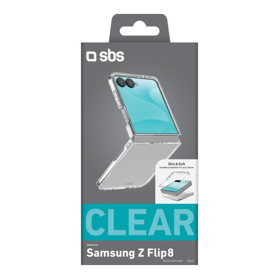 Maska Crystal za Samsung Galaxy Z Flip8, Prozirna, SBS