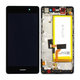 Huawei P8 Lite ALE-L21 - LCD zaslon + steklo na dotik + okvir + baterija (Black) - 02350KCW, 02350KCC, 02350KCB, 02350JVD Genuine Service Pack
