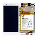 Huawei Y6 II CAM-L21 - LCD zaslon + steklo na dotik + okvir + baterija (White) - 02350VRS Genuine Service Pack