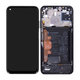 Huawei P40 lite - LCD zaslon + zaslon osjetljiv na dodir + okvir + baterija (ponoćno crna) - 02353KFU
