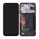 Huawei P40 lite - LCD zaslon + zaslon osjetljiv na dodir + okvir + baterija (ponoćno crna) - 02353KFU