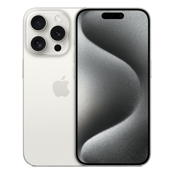 Apple iPhone 15 Pro White Titanium 128GB B Obnovljeno