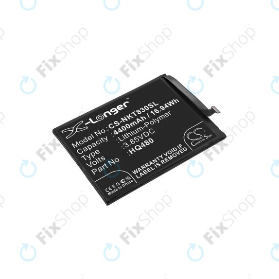 Baterija za Nokia 8.3 2020 5G, 4400mAh, Li-Pol, 3.85V, HQ480, HQ