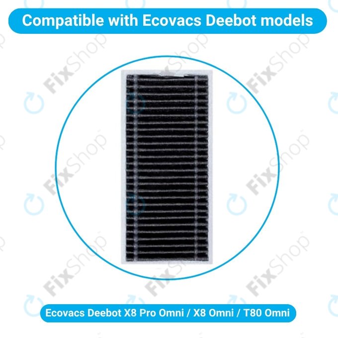 Ecovacs X8 Pro Omni, X8 Omni, T80 Omni - Filter za prašinu