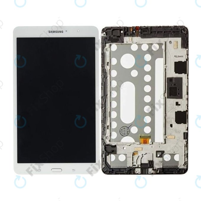 Samsung Galaxy Tab 4 Pro 8.4 T320 - LCD zaslon + zaslon osjetljiv na dodir + okvir (bijeli) - GH97-15556A Originalni servisni paket