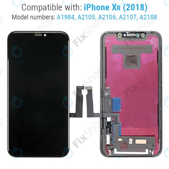 Zaslon za iPhone XR, Dodirni ekran s okvirom