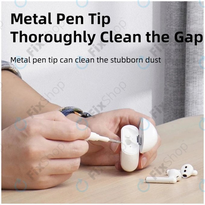 Olovka za čišćenje za bežične slušalice, bijela