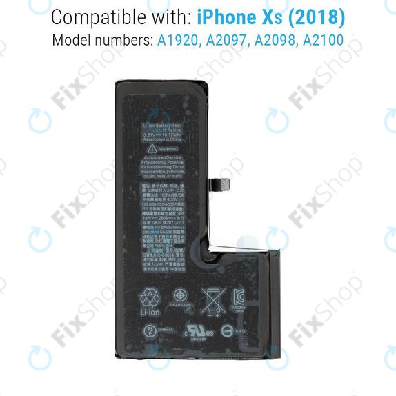 Baterija za iPhone XS, 2658mAh, Service Pack