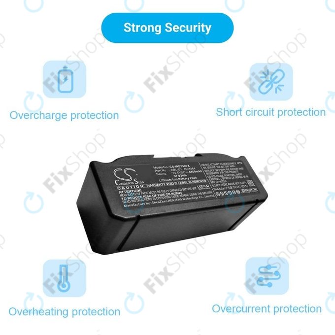 iRobot Roomba e-series, i-series - Baterija ABL-D1, 4624864, ABL-D2 6800mAh HQ