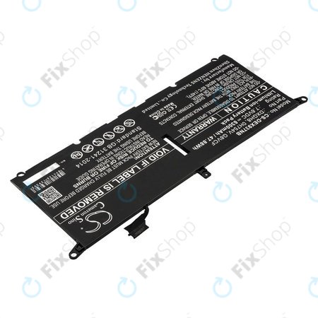 Baterija za Dell XPS 13 9370, 6300mAh, Li-Ion, 7.6V, DXGH8, HQ