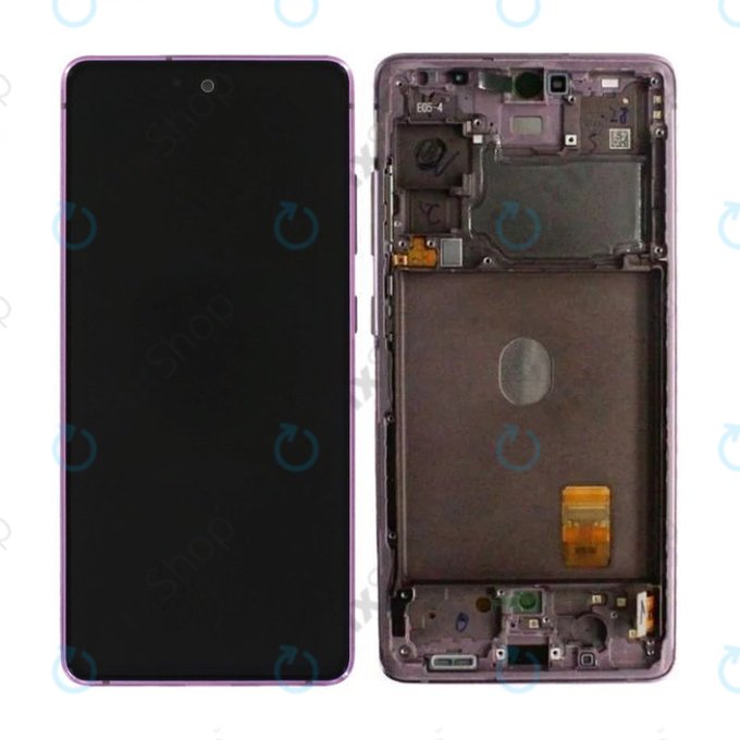 Samsung Galaxy S20 FE G780F - LCD zaslon + zaslon osjetljiv na dodir + okvir (Cloud Lavender) - GH82-24219C, GH82-24220C, GH82-31328C, GH82-31329C Originalni servisni paket