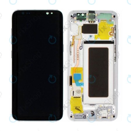 Samsung Galaxy S8 G950F - LCD zaslon + zaslon osjetljiv na dodir + okvir (Arctic Silver) - GH97-20457B, GH97-20473B, GH97-20458B, GH97-20629B Originalni servisni paket