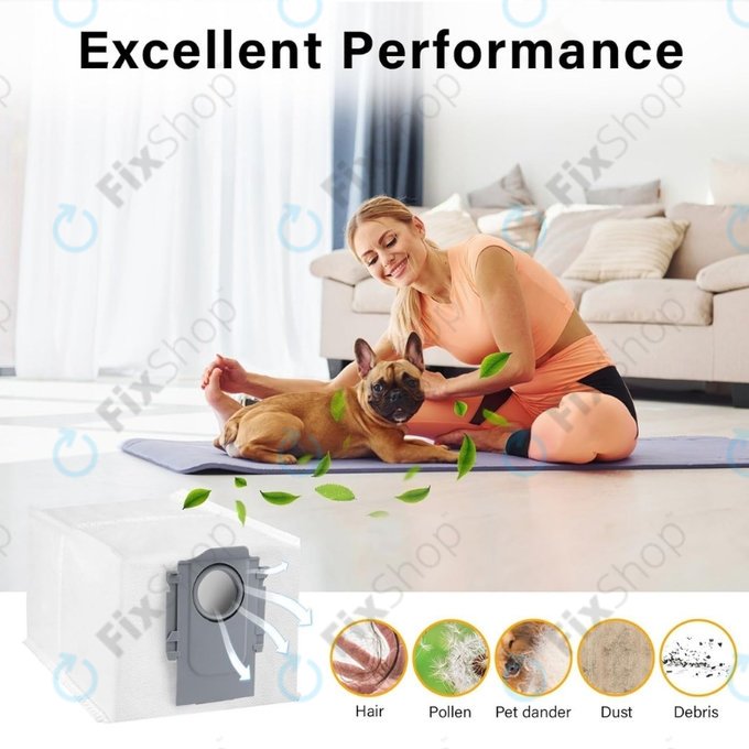 Xiaomi Roborock Qrevo Curv, Qrevo Edge, S8 MaxV Ultra, S8 Max Ultra, Saros 10, Saros 10R, QV-series - Vrećica za prašinu