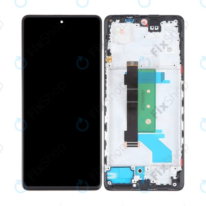 Xiaomi Redmi Note 12 Pro+ 5G - LCD zaslon + zaslon osjetljiv na dodir + okvir (Midnight Black) TFT