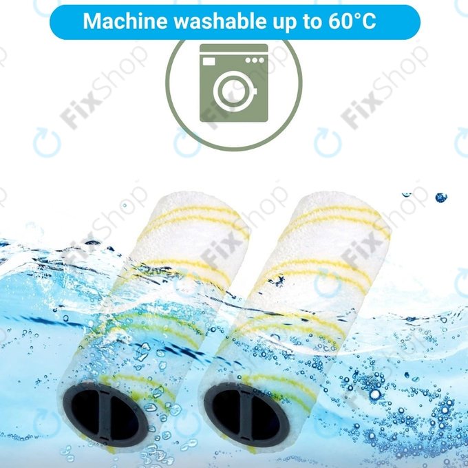 Kärcher FC 3, FC 5, FC 7 - Set valjaka za više površina (žuti)