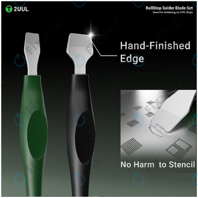 Set oštrica za čišćenje IC čipova i uklanjanje ljepila, 2UUL DA19