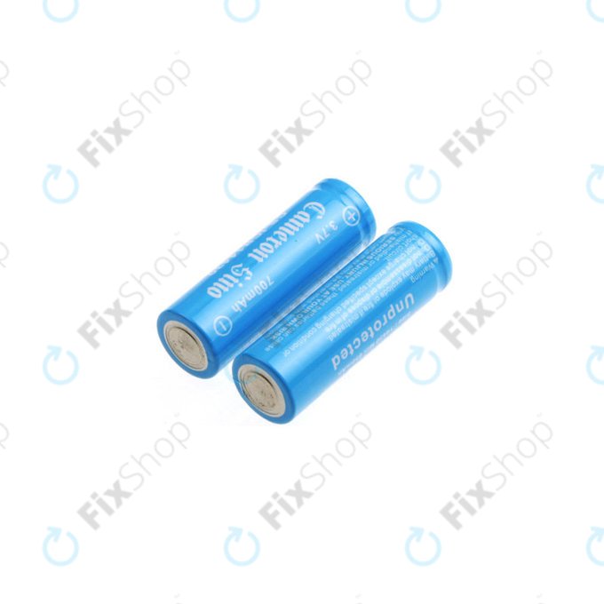 Punjiva baterija, 2 kom, 650mAh, Li-ion, 3.7V, 14430, HQ
