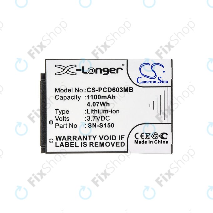 Baterija za Philips SCD 603, 1100mAh, Li-ion, 3.7V, SN-S150, HQ