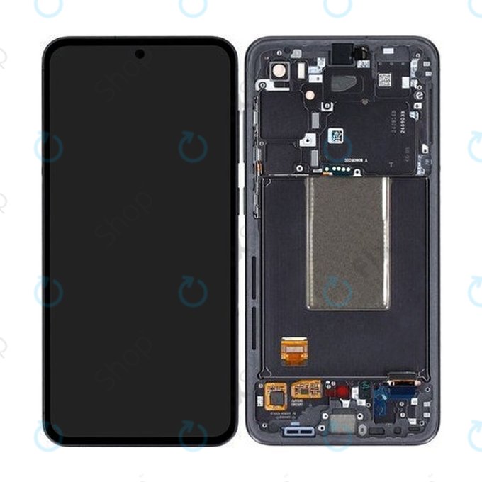 Samsung Galaxy S24 FE - LCD zaslon + zaslon osjetljiv na dodir + okvir (Graphite) - GH82-35848A Genuine Service Pack