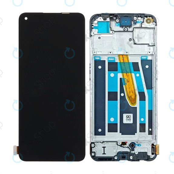 Oppo Reno 8 T - LCD zaslon + zaslon osjetljiv na dodir + okvir (Black Starlight) TFT