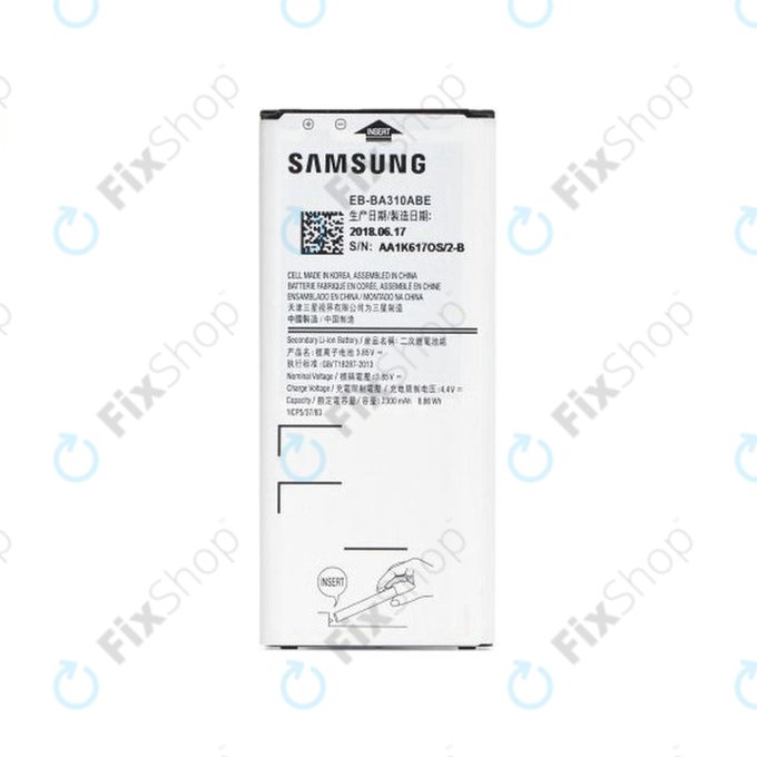 Samsung Galaxy A3 A310F (2016) - Baterija BA310ABE 2300mAh - GH43-04562A, GH43-04562B Originalni servisni paket