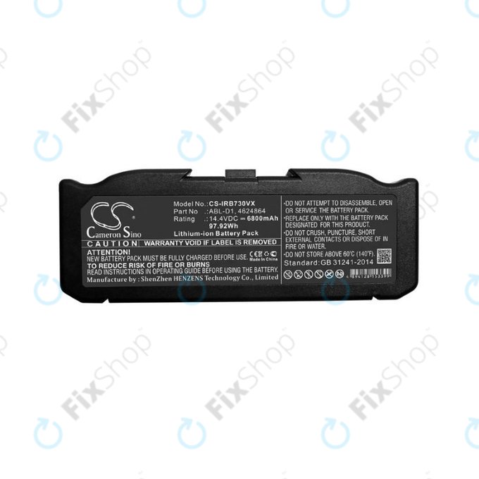 iRobot Roomba e-series, i-series - Baterija ABL-D1, 4624864, ABL-D2 6800mAh HQ