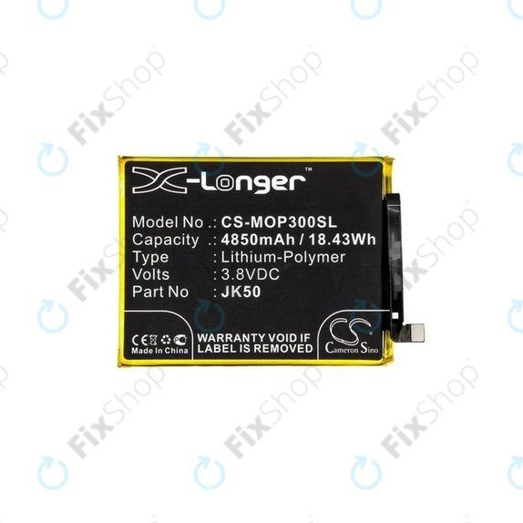 Motorola Moto G7 Power, G8 Power Lite, G9 Play, G10, G20, G30, G50, G51, E7 Plus, E7, E7i Power, E30, E40 - Baterija JK50 4850mAh HQ