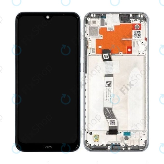 Xiaomi Redmi Note 8T - LCD zaslon + zaslon osjetljiv na dodir + okvir (Moonshadow Grey) - 5600040C3X00 Originalni servisni paket