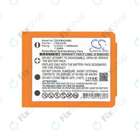 HBC Radiomatic Keynote, Linus 4, Micron 4, 5, 6, 7, Patrol D, Quadrix, Vector Pro - Baterija BA223000, BA223030, FUB6 2000mAh HQ